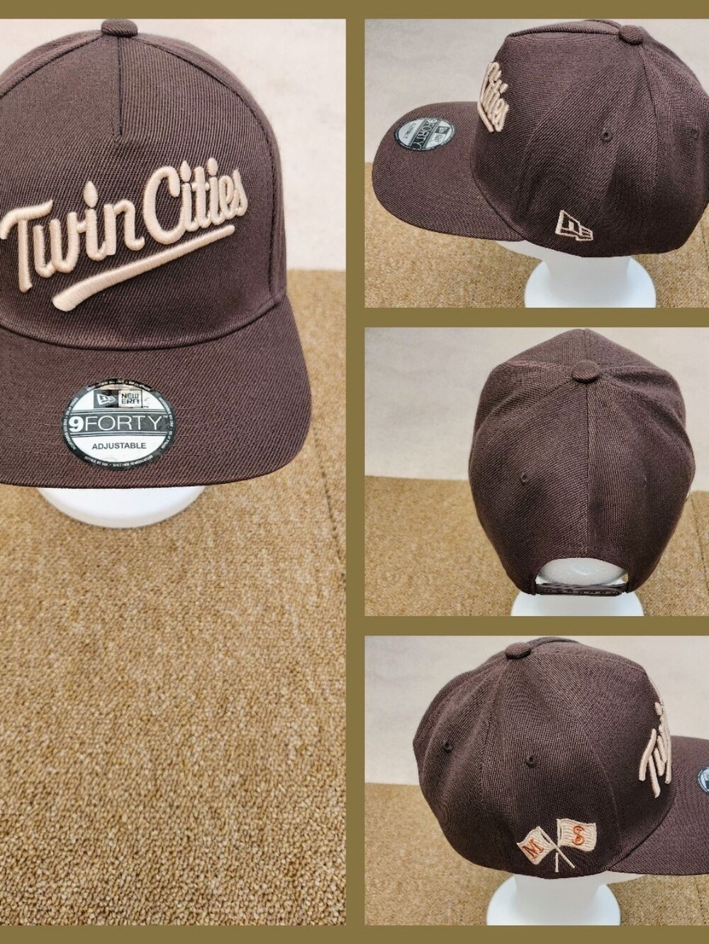 MINNESOTA TWINS MLB BASEBALL SNAPBACK HAT.